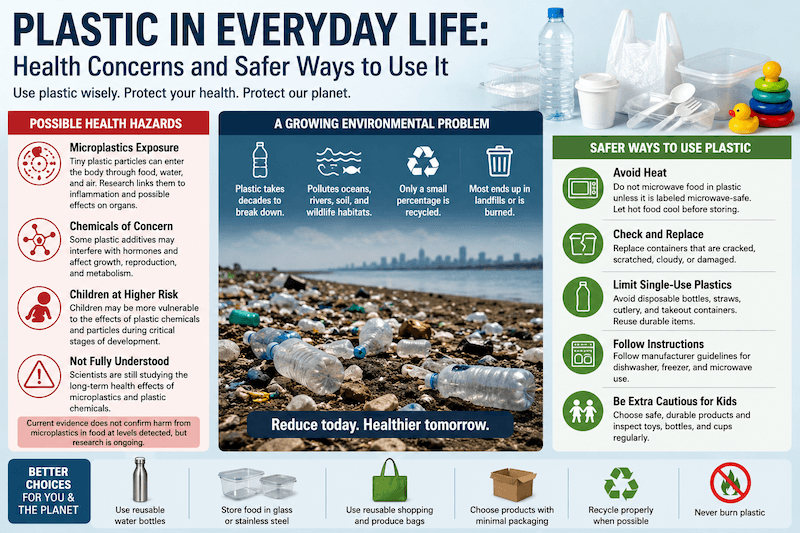 Plastic in Everyday Life: Health Concerns and Safer Ways to Use It
