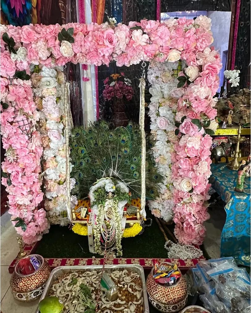 Devotees Gather in Large Numbers for Shri Krishna Janmashtami at Bharatiya Ekta Mandir