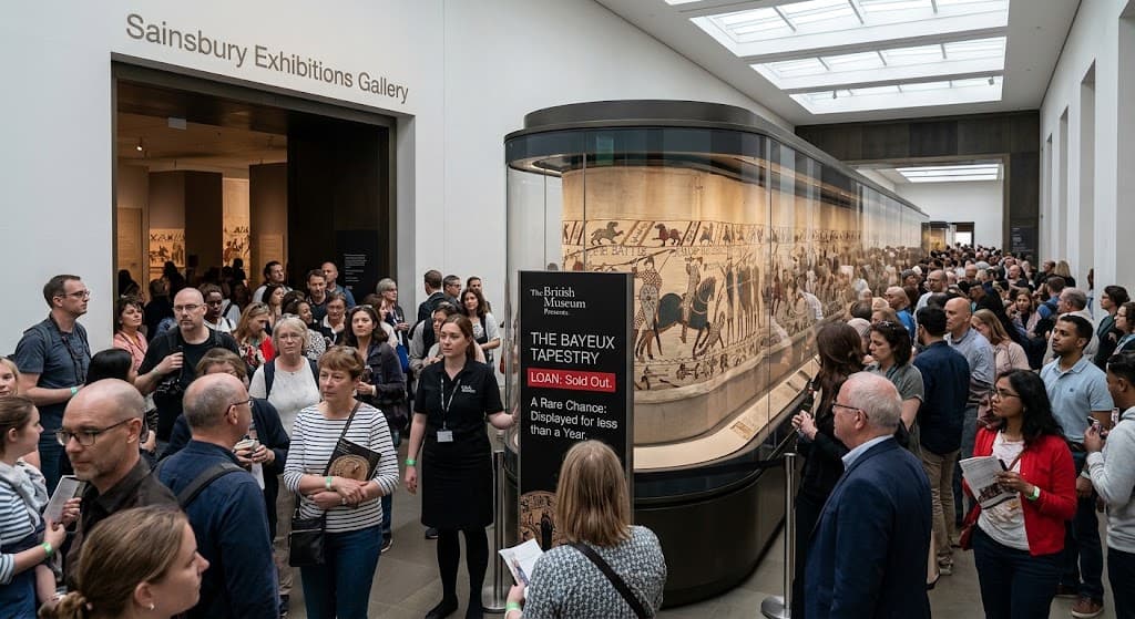 Bayeux Tapestry opens in London as British Museum exhibition sells out