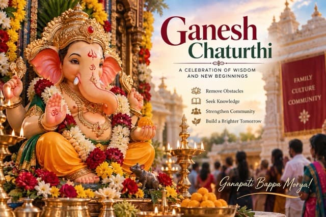 Ganesh Chaturthi 2026: Arizona Temples Welcome Lord Ganesha With Puja, Music and Community Celebrations