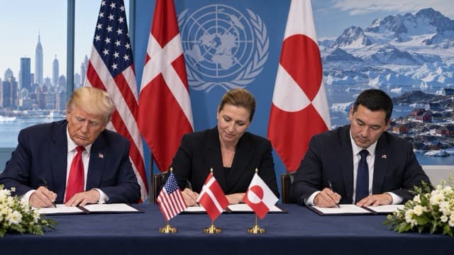 Trump, Denmark and Greenland sign Arctic security deal in New York