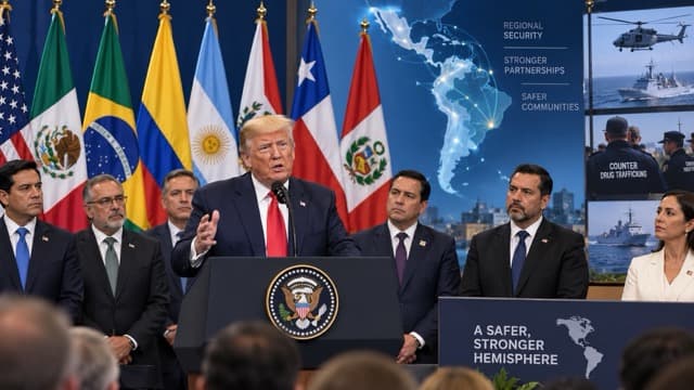 Trump rallies Latin American allies against drug cartels